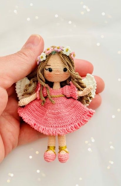 Free Fairy Crochet Patterns, Yarn Diy Projects, Knitted Amigurumi, Fairy Crochet, Crochet Doll Clothes Free Pattern, Knitting Doll, Doll Amigurumi Free Pattern, Crochet Doll Tutorial, Doll Patterns Free