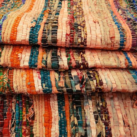 Cotton Rag Rug, Handmade Rag Rug, Indian Carpet, Recycled Rugs, Vintage Throws, Rag Rugs, Bohemian Handmade, Rug Living Room, Rag Rug