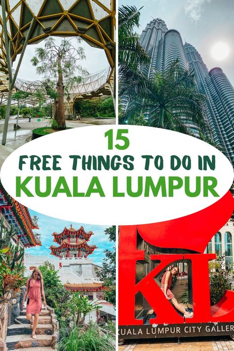 4 pictures of things to do in Kuala Lumpur History Of Malaysia, Malaysia Itinerary, Kuala Lampur, Singapore Travel Tips, Kuala Lumpur Travel, Malaysia Travel Guide, Kl Malaysia, Travel Life Hacks, Kuala Lumpur City