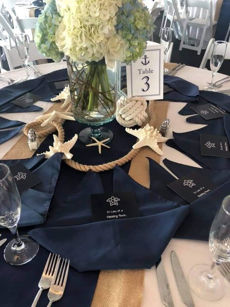 Nautical Tablescapes, Wedding Flavors, Nautical Bridal Showers, Rehearsal Dinner Decorations, Gala Ideas, Powder Room Decor, Celebrate Good Times, Dinner Decoration, Ball Decorations