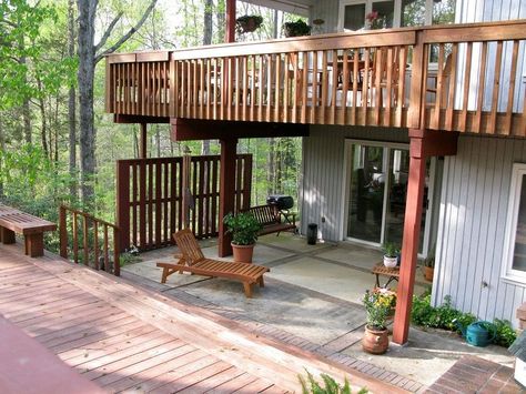 Types of Decks to Build for Any Space on Your Property Concrete Canopy, Canopy Detail, Deck Design Plans, Wraparound Deck, Canopy Ceiling, Deck Building Plans, Hotel Canopy, Wooden Canopy, Modern Deck