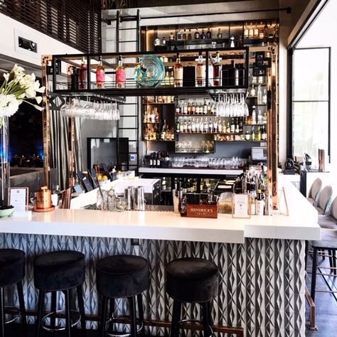 The bar at Crustacean in Beverly Hills is one of the dozens of great spots in The Golden Triangle to enjoy a cocktail. #GlitteratiToursLA Golden Triangle, The Bar, Beverly Hills, The Golden, Liquor Cabinet, Breakfast Bar, Lounge, Angeles, Bar