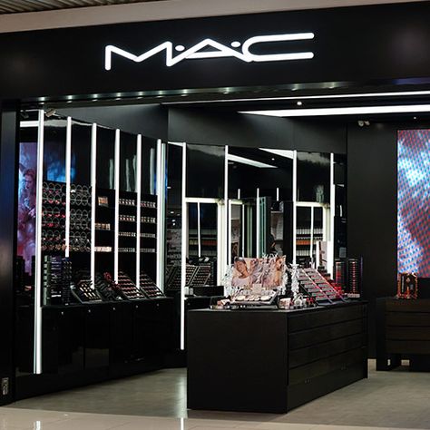 Mac Makeup Eyeshadow, Mac Store, Mac Makeup Looks, Fancy Shop, Mansion Exterior, Pharmacy Design, Beautiful Outdoor Wedding, Memorial Day Sale, Stall Designs