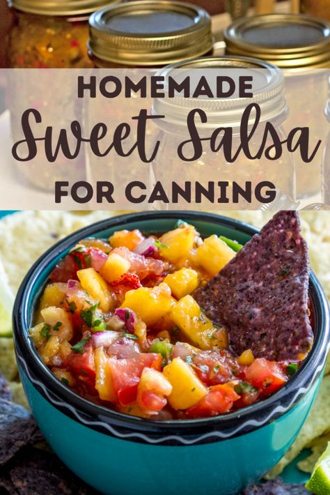 Nectarine Salsa Canning, Sweet Heat Salsa Recipe, Canned Fruit Salsa, Pear Salsa Recipes For Canning, Best Peach Salsa Recipe Canning, Apricot Salsa Recipes Canning, Pineapple Salsa For Canning, Pineapple Mango Salsa Canning Recipe, Pear Salsa Canning