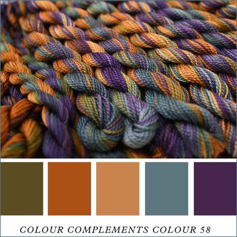 Eye For Colour | do you have an eye for colour? - Colour Complements Great Colour Combinations, Autumn Colours Palette, Yarn Color Combinations Colour Palettes, Yarn Color Palette, 2 Colour Combinations, Fall Colour Palette, Autumn Colour Palette, Home Decor Living Room Ideas, Butik Design