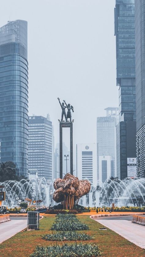 Jakarta, Indonesia Jakarta City, Cute Image, Fotografi Kota, City Landscape, City Photography, City Aesthetic, Solo Travel, Wallpaper Aesthetic, Breathtaking Views