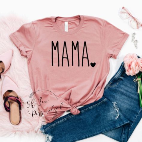 Momma Shirts, Dog Mama Shirt, Mama Tshirts, Mother Shirts, Mom Hoodies, Cute Shirt Designs, Mama T Shirt, Vinyl Shirts, Mothers Day Shirts