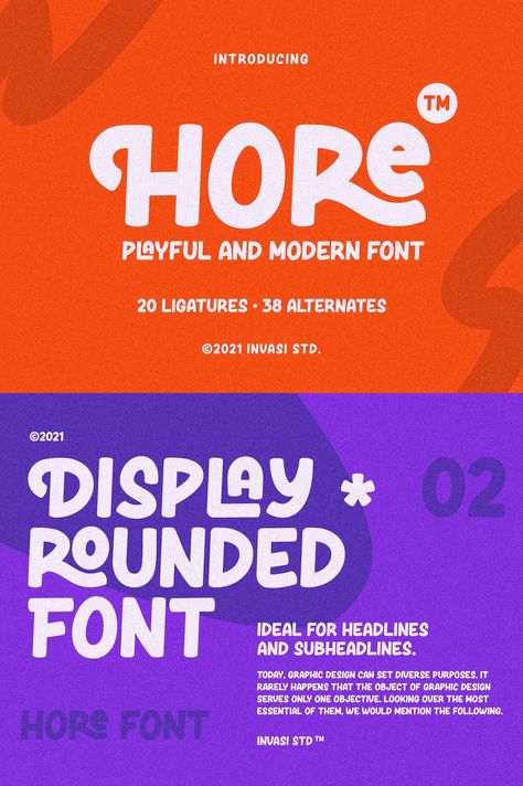 Introducing Hore Font, our new and fun font collection. It combines modern, playful, and formal together. It contains so many alternates and ligatures that you can use it for more fun on your projects. The post Hore – Playful Font appeared first on Siteoutsite. Bold Handwriting Fonts, Playful Font Pairings, Fun Font Combinations, Fun Logo Fonts, Two Font Logo, Playful Fonts Free, Fun Fonts Free, Fun Free Fonts, Typography Combinations