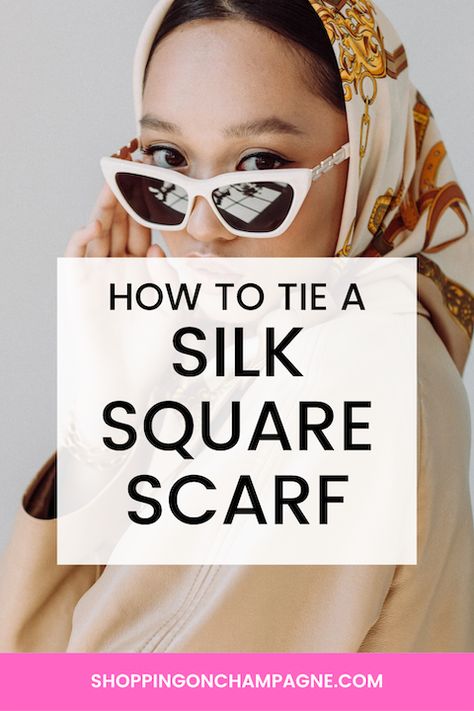 Head Scarf Around Neck, Tying Square Scarves, How To Tie A Silk Square Scarf, How To Wear A Gucci Scarf, How To Wear A Silk Scarf On Your Head, How To Wear A Silk Head Scarf, How To Tie A Triangle Scarf, How To Wear A Large Silk Scarf, How To Style A Scarf Ways To Tie Scarves