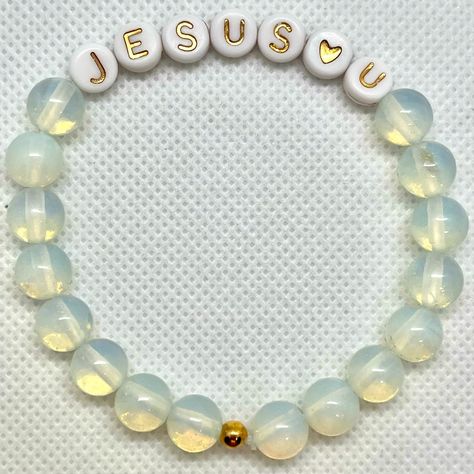 New From My Jewelry Store, Fits Standard Wrists 6-7.5cm Sizes. Beautiful Reminder Of Jesus’s Love For Us Christian Bracelets Women, God Clay Bead Bracelet, Jesus Clay Bead Bracelet, Jesus Bracelet Ideas, Christian Friendship Bracelets, Christian Clay Bead Bracelets, Christian Bracelet Ideas, Christmas Bracelets Beaded, Christian Beaded Bracelets