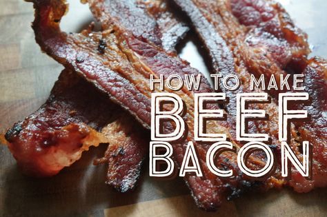 Curing Salt, Beef Bacon, Pork Bacon, Bacon Recipe, Bbq Meat, Store Shelves, Fire Cooking, Homemade Beef, Smoked Food Recipes