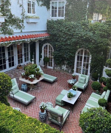 Weekend – The Cropped Trench, Mom Things and Patio Inspiration.. Parisian Patio, Mother's Day Thoughts, Northern California Style, Mom Things, Mark D Sikes, Patio Inspiration, Sunrooms, Brick Patios, Sun And Water