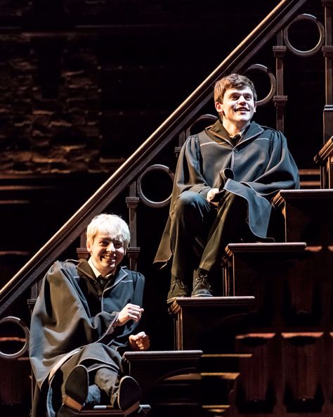 Anthony Boyle and Sam Clemmett Sam Clemmett, Harry Potter Curses, Scorpius And Albus, Anthony Boyle, Harry Potter Play, Harry Potter Cursed Child, Albus Severus Potter, Albus Severus, The Cursed Child