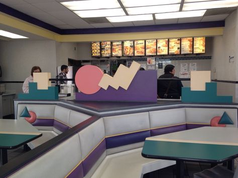 1990s Taco bell - Imgur 1990 Style, Purple Phone Case, Pastel Interior, New Retro Wave, Pastel Designs, Saved By The Bell, Memphis Design, 90s Baby, Food Restaurant