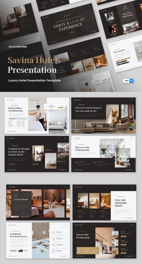 Luxurious Presentation Layout, Luxury Keynote Design, Luxury Design Brochure, Luxury Listing Presentation, Hotel Ppt Template, Luxury Presentation Layout Design, Luxury Brand Presentation Design, Luxury Powerpoint Template, Event Presentation Template