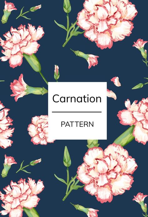 Hand drawn carnation pattern background | Premium Psd #Freepik #psd #background #pattern #flower #floral Carnation Pattern, Phlox Flowers, Hollyhocks Flowers, Rose Flower Pattern, Rose Gold Texture, Watercolor Paper Texture, Flower Illustrations, Neon Backgrounds, Free Illustration Images