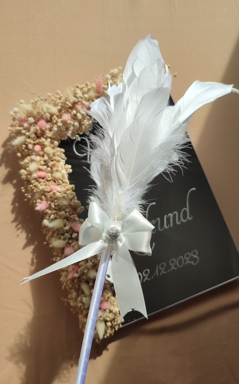 Nikah Pen Diy, White Feather Pen, Nikkah Pen, Nikah Pen, Qabool Hai, Wedding Guest Book Pen, Wedding Pen, Feather Pen, Pen Diy