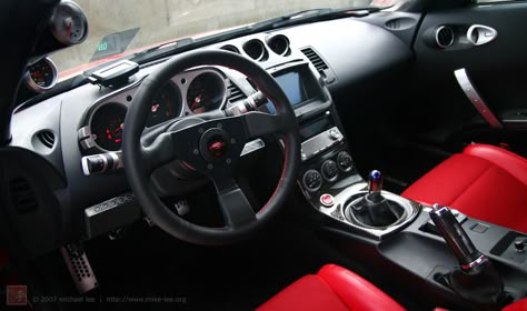 Nissan 350Z Forum, Nissan 370Z Tech Forums - View Single Post - Got a new steering wheel Nissan 370z Interior, 350z Interior Ideas, Nissan 350z Interior, 350z Interior, 350z Build, Nissan Z350, Nissan 350z Custom, Good Looking Cars, Jdm Wallpaper