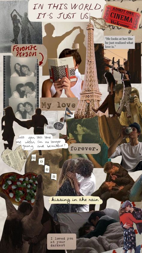 Collage Boyfriend Gift, Boyfriend Wallpaper Ideas Collage, Aesthetic Couple Lockscreen, Artsy Boyfriend Aesthetic, Boyfriend Collage Wallpaper, Anniversary Collage Ideas, Couple Collage Ideas, Couple Collage Aesthetic, Vintage Boy Aesthetic