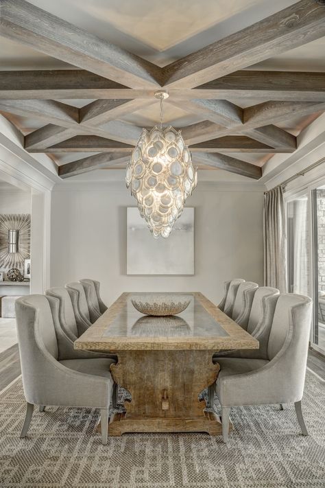 Wooden Ceiling, Farmhouse Interior Design, Interior Design Rustic, Rustic Dining Room, Scandinavian Style Interior, Farmhouse Interior, The Ceiling, Rustic Interiors, Rustic Dining