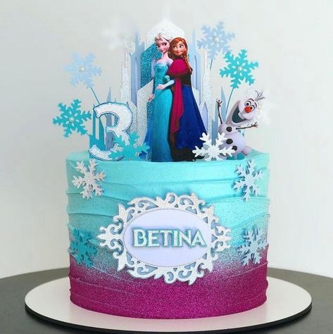 Arquivo de corte de topo de bolo Frozen Bolo Frozen, Frozen Cake Topper, Fancy Sprinkles, Frozen Cake, Decorations Party, Balloon Decorations Party, 4th Birthday, Disney Frozen, Balloon Decorations