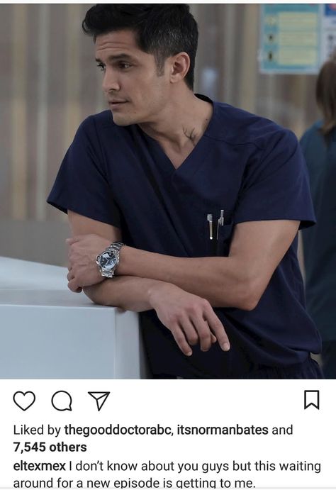 True stud 💕 The Good Doctor Neil Melendez, The Good Doctor Cast, Dr Melendez The Good Doctor, Dr Neil Melendez, Dr Melendez, Neil Melendez, Good Doctor Cast, Nicholas Gonzalez, A Good Doctor