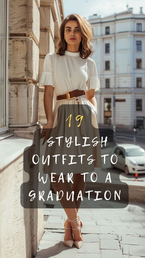 Planning your outfit for a graduation? Click to discover 19 stylish options that ensure you look fantastic as a guest! 🎓👗 #GraduationOutfit #GuestStyle #FashionTips #StylishGuest #DressToImpress Grad Guest Outfit Simple, Dresses To Wear To Graduation As A Guest, Outfits For Graduation Guest, Graduation Outfit Guest, Graduation Guest Outfit Casual, Graduation Outfits For Mothers, Graduation Guest Outfit Ideas, Graduation Outfit Ideas For Guest, College Graduation Outfit Ideas