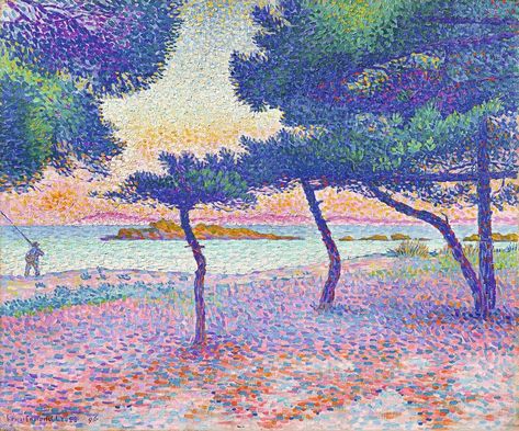 Art Mini Toile, Paul Signac, St Claire, Georges Seurat, Textured Canvas Art, Post Impressionism, A4 Poster, Post Impressionists, Cool Landscapes