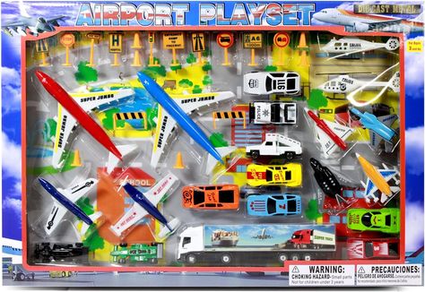 Cars Traffic, Race Car Sets, Mobil Futuristik, Diecast Airplanes, Presents For Boys, Airplane Toys, Kids Imagination, Traffic Signs, Big Rig Trucks