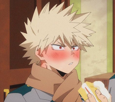 Bakugou Face Expressions, Blushing Face, Cute Imagines, Bakugou Manga, Academia Wallpaper, Anime Quotes Inspirational, Hottest Anime Characters, Man Character, My Hero Academia Memes