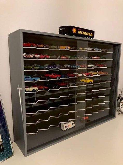 Displaying Hot Wheels Cars, Hotwheels Shelves, Hot Wheel Collection Wall, Diy Hotwheels Display Ideas, Hot Wheels Collection Display, Hot Wheels Wall Storage, Hotwheels Display Ideas, Hotwheels Collections, Hot Wheels Display Ideas