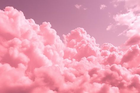 Pink Aesthetic Images, Clouds Abstract, Beach Wall Collage, Cloud Pink, Fluffy Clouds, Artistic Style, Sky And Clouds, Pink Sky, Aesthetic Images