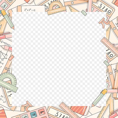 Math Design Aesthetic, Maths Border Design, Math Border Design, Math Background Design, Calculator Background, Math Border, Math Decorations, Mathematical Shapes, Math Cartoons