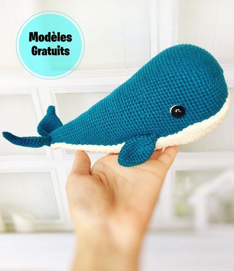 Amigurumi Fish, Crochet Mug Cozy, Chat Crochet, Crochet Whale, Amigurumi Today, Amigurumi Minta, Crochet Fish, Patron Crochet, Whale Pattern