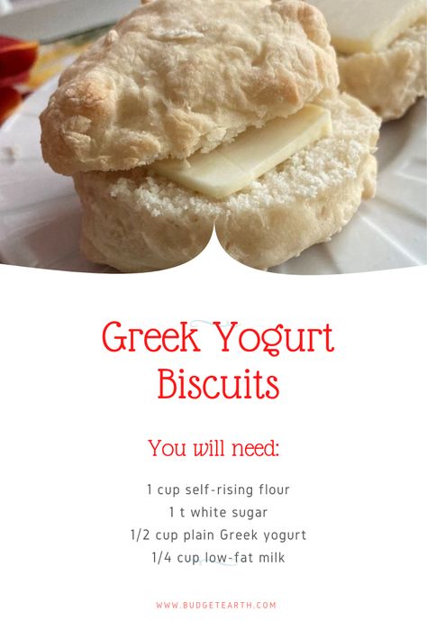 Are you for a healthy biscuit recipe? Check out our Low Calorie Greek Yogurt Biscuit Recipe here! Greek Yogurt Quick Bread, Low Cal Biscuits, 2 Ingredient Biscuits Greek Yogurt, Low Fat Biscuits Recipe, Greek Yogurt Biscuits Healthy, Yogurt Biscuits Greek, Uses For Plain Greek Yogurt, Fat Free Greek Yogurt Recipes, Low Calorie Scones