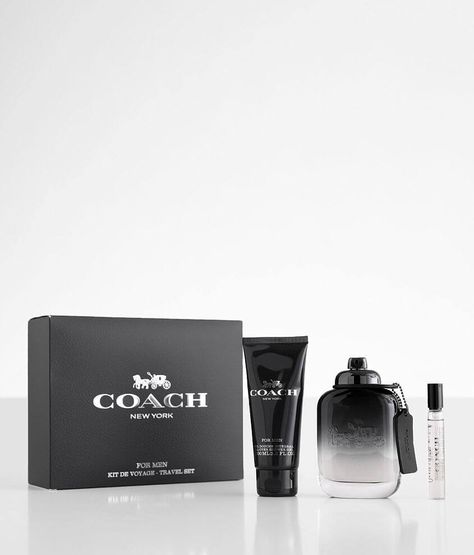 Basket For Boyfriend, Coach Fragrance, Baskets For Men, Gift Baskets For Men, Coach Men, Men's Fragrance, Fragrance Set, Perfume Gift, Chic Gifts