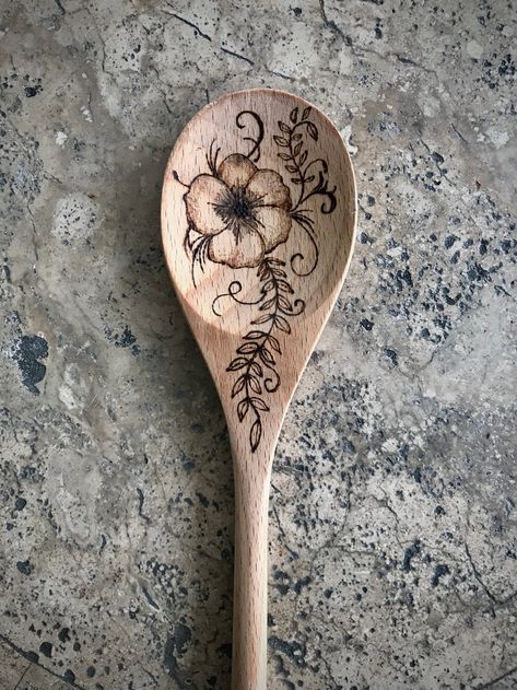 Woodburning Crafts, Wood Pyrography, Angel Sketch, Burn Wood, Wood Burning Tips, Wood Burn Spoons, Burnt Offerings, Wood Burn Designs, Wood Burning Tool