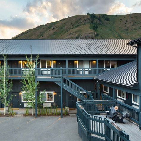 Anvil Hotel, Jackson, Wyoming, U.S. - Hotel Review | Condé Nast Traveler Small Apartment Building Design, Small Apartment Building, Hotel Exterior, Jackson Wyoming, Hotel Trivago, Hotel Motel, Small Hotel, Conde Nast Traveler, American Southwest