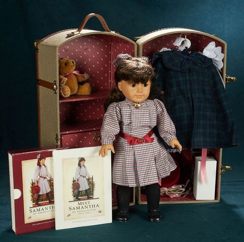 Anerican Girl, Samantha American Girl, American Girl Doll Samantha, Victorian Angels, America Girl, Girls Series, 90s Childhood, Artist Doll, Ag Dolls