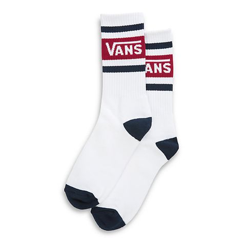 Flame Socks, Embroidered Vans, Women Vans, Vans Socks, Vans Store, Unique Socks, Vans Logo, Crew Sock, Socks For Men