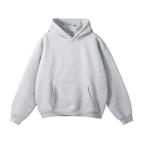 PRICES MAY VARY. cotton Winter Men Thick Fleece Sweatshirt Unisex Hip Hop Hoodies Basic Loose Crewneck Sweatshirts Heavyweight Hoodie, Loose Hoodie, Hooded Sweater, Oversize Hoodie, Mozambique, Casual Outfit, Male Model, Influencer, Light Grey