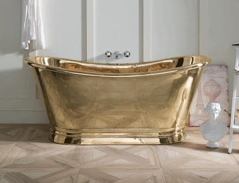 Lavabo D Angle, Double Ended Bath, Copper Bath, Copper Bathtubs, Bad Accessoires, Traditional Baths, Roll Top Bath, Freestanding Bath, Roll Top