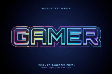 Free vector realistic gamer text effect | Free Vector #Freepik #freevector #letters #alphabet #alphabet-letters #typography-alphabet Letters Typography, Realistic Games, Typography Alphabet, Letters Alphabet, Flyer Ideas, Very Funny Jokes, Text Effect, Alphabet Letters, Text Effects