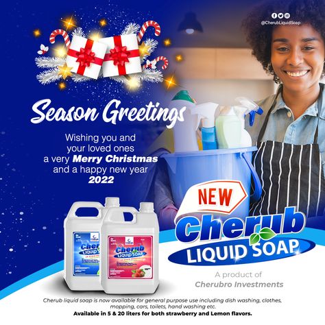 Cherub liquid soap season greetings poster Liquid Soap Flyer Design, Liquid Soap Flyer, Liquid Soap Making, Soap Packaging Design, Greeting Poster, Season Greetings, Campaign Posters, Flyer And Poster Design, Soap Packaging