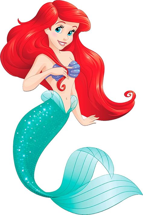 The Little Mermaid, Hair, Disney, Little Mermaid, Ariel, Mermaid, Red, Blue