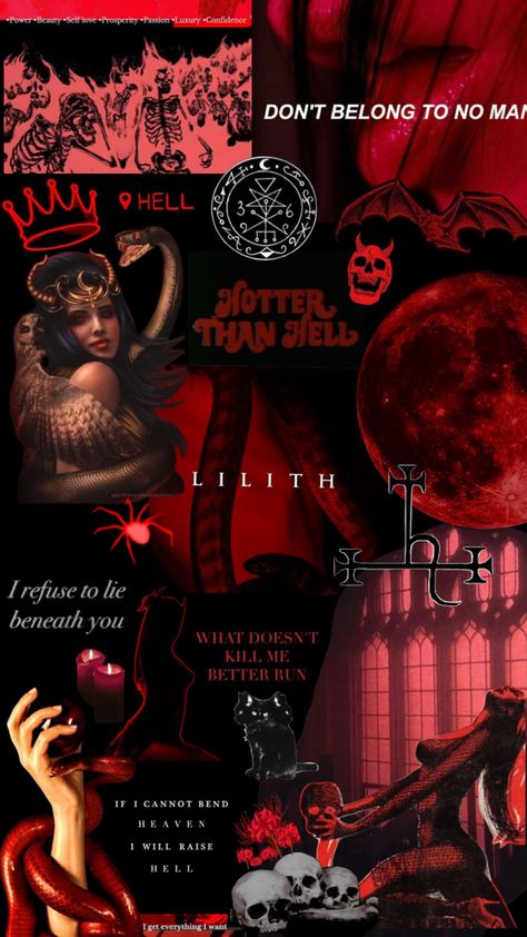 #myfirstshuffle #lilith #demons Lilith Energy Aesthetic, Demon Aestethic Girl, Lilith Moodboard, Lilith Core, Mother Lilith, Lilith Aesthetic, Lilith Demon, Lilith Art, Queen Lilith