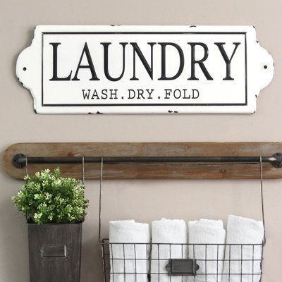 Laundry Wall Decor, Laundry Wall, Chalkboard Decor, Dream Laundry Room, Laundry Sign, White Laundry, Jute Hanging, Laundry Room Remodel, Blue Wall Decor