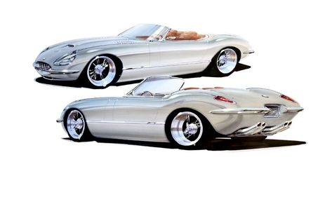 Age Reference, Jaguar Type E, Jaguar Type, Chip Foose, Pompe A Essence, Automotive Illustration, Cool Car Drawings, Foose, Best Classic Cars