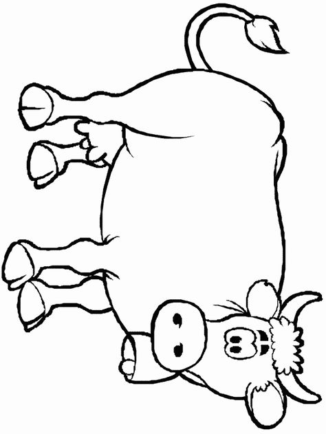 free Cow coloring page sheet printable Squirrel Coloring Page, Farm Animals Preschool, Farm Theme Preschool, Cow Coloring Pages, Cow Colour, Animal Cutouts, Fruit Coloring Pages, Animal Coloring Books, Farm Theme