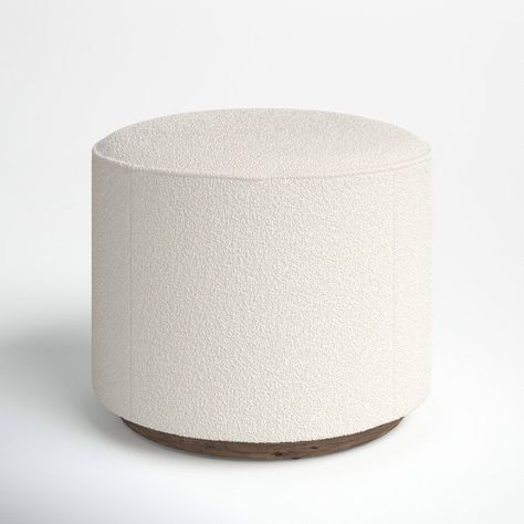 Bari Upholstered Ottoman Small Ottoman, Round Storage Ottoman, Swivel Barrel Chair, Round Storage, Cocktail Ottoman, Round Ottoman, Upholstered Storage, Upholstered Ottoman, Swivel Armchair